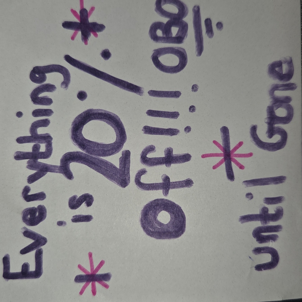 20% Off Sale Sign Or OBO
